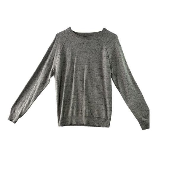 J.Crew Raglan Budded Pullover Sweater • Heather Gray • Men’s Small - Picture 1 of 6
